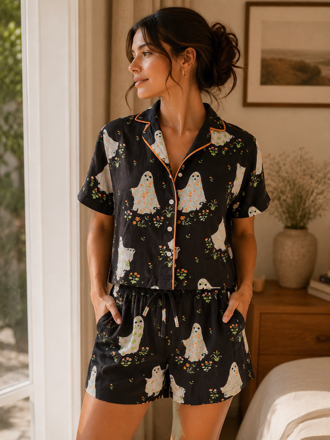 Luxury Lyocell Boxy Pajama Set | Women’s Sustainable Sleepwear | Full Length & Shorts Pajama Variants