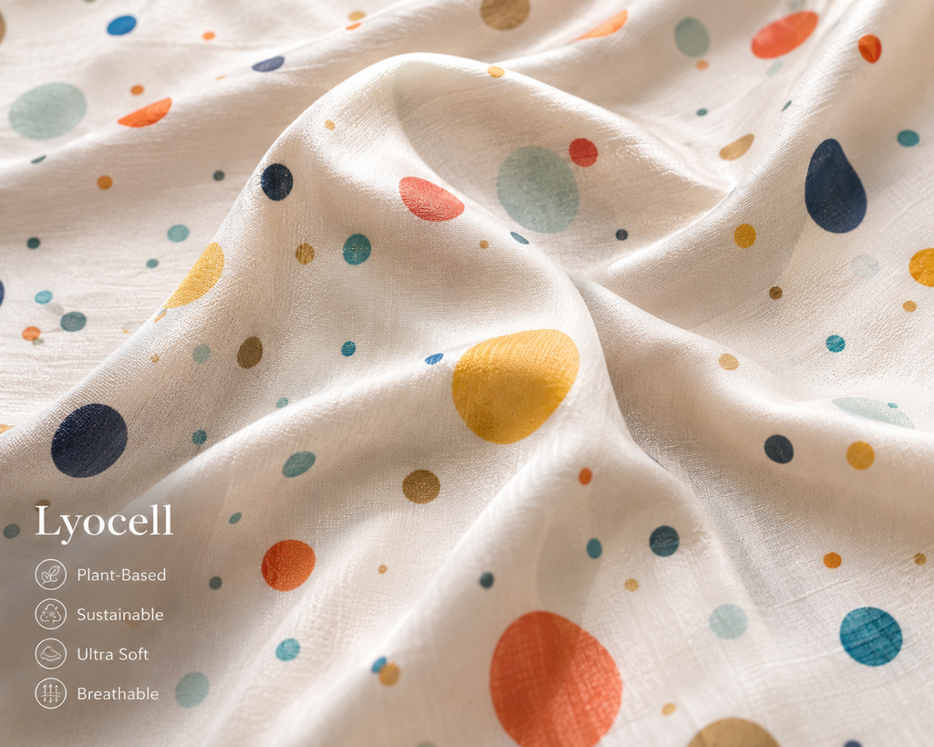 Confetti Print Lyocell Chemise Nightdress | Soft Sustainable Sleepwear – Long & Short Variants
