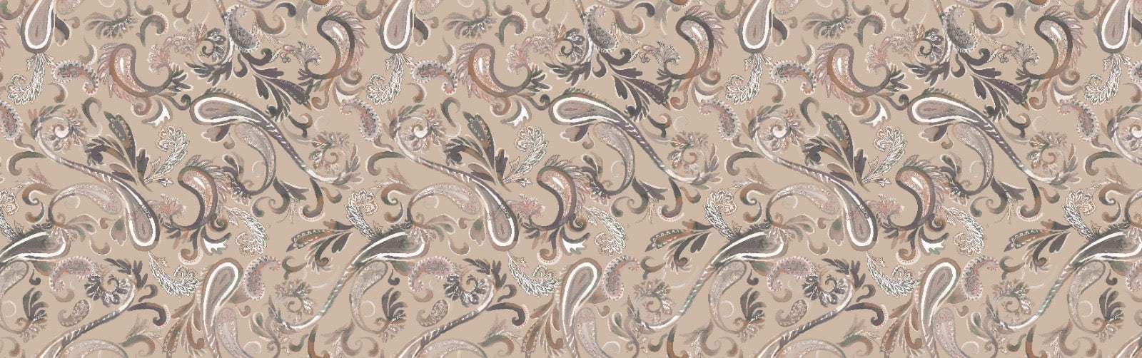 Paisley Lyocell Robe | Luxury Soft Sustainable Dressing Gown – Short & Long Length
