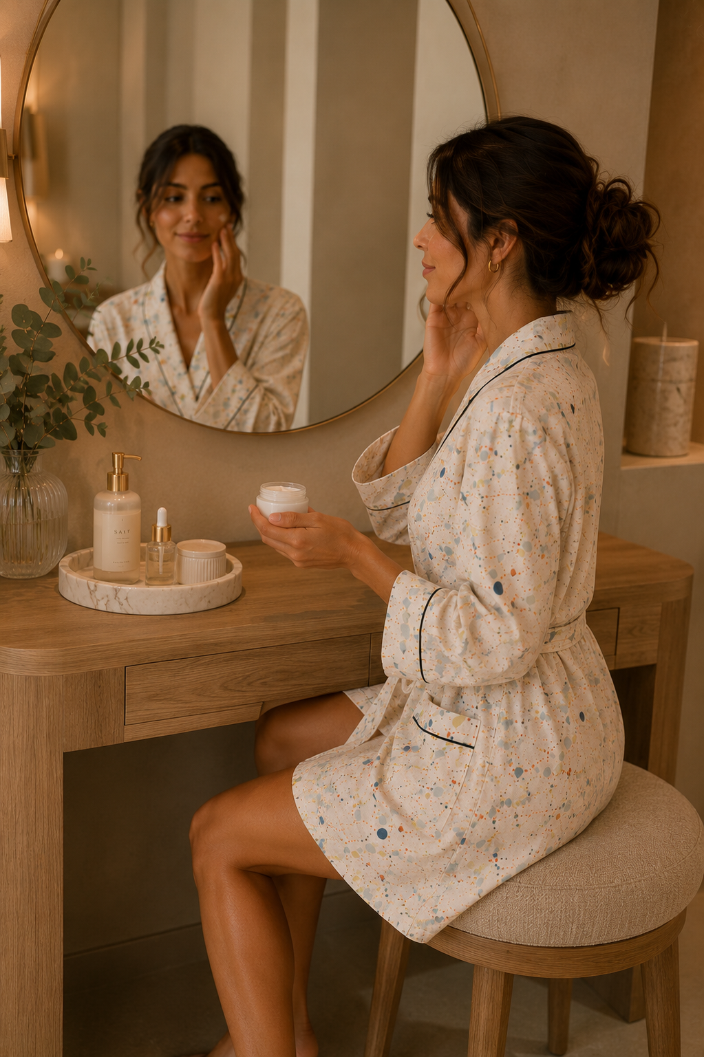Luxury Lyocell Spa Robe for Women | Soft Sustainable Bathrobe – Long & Short Variants | Gift for Her