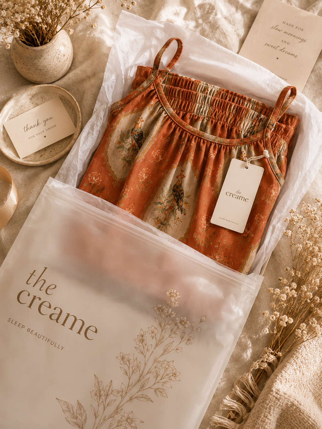 The Lyocell Cami Lounge Set | Sustainable Luxury Sleepwear for Women