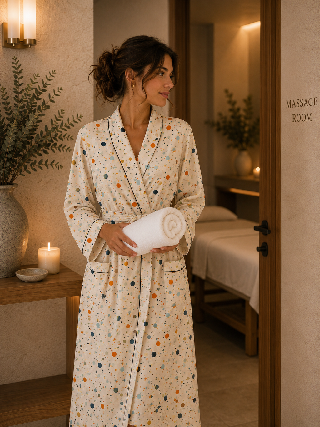 Luxury Lyocell Spa Robe for Women | Soft Sustainable Bathrobe – Long & Short Variants | Gift for Her