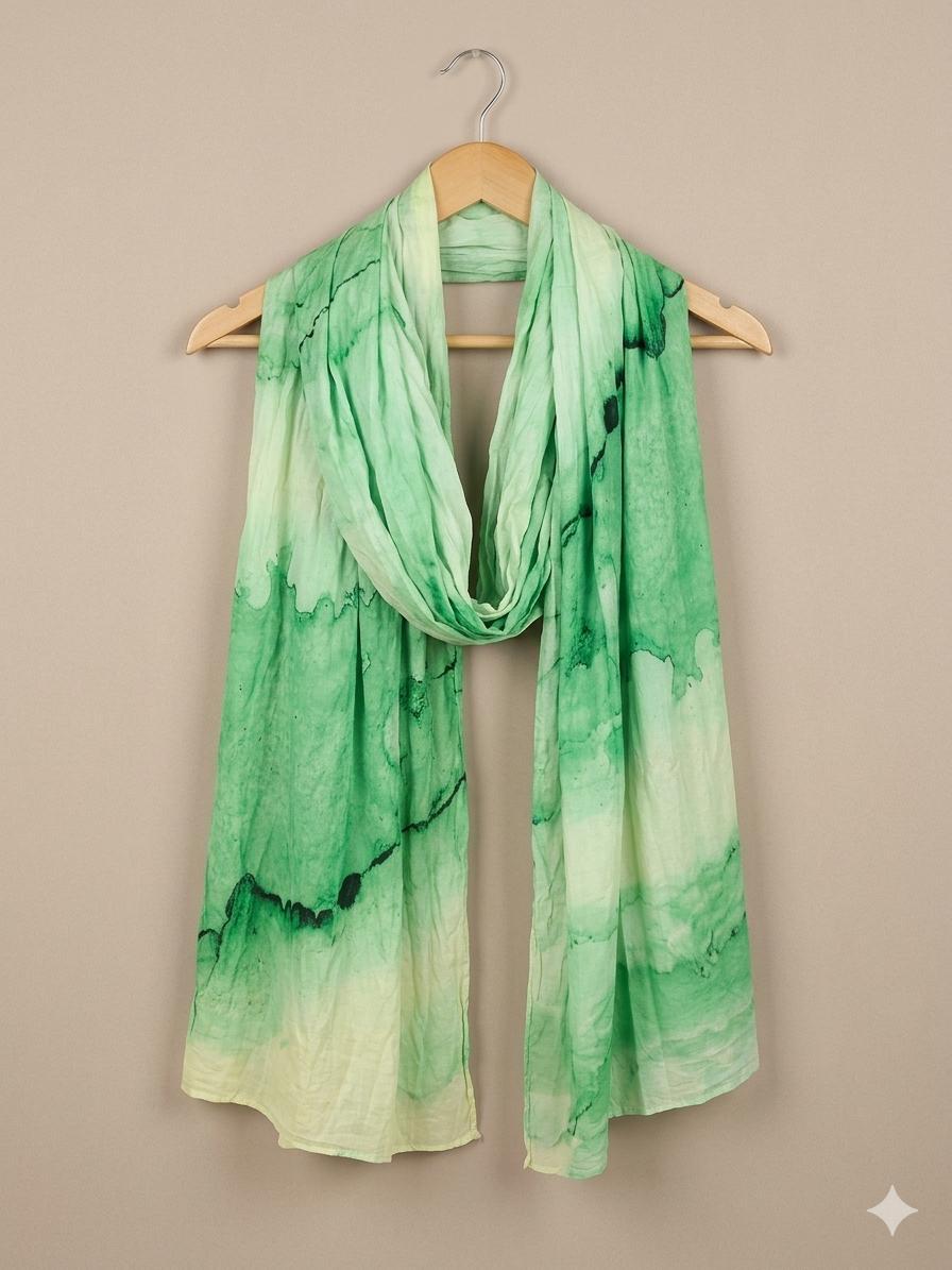 Premium Watercolor Cotton Scarf