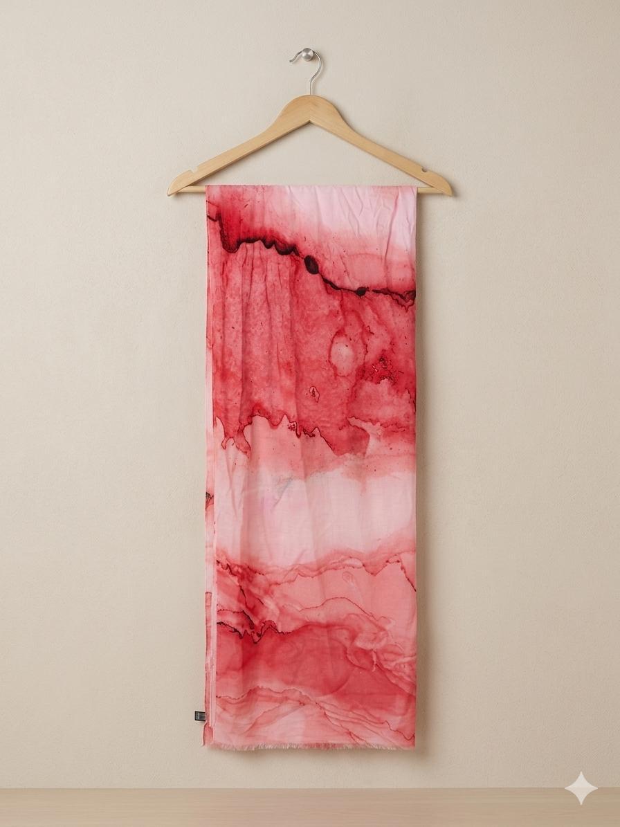 Premium Watercolor Cotton Scarf