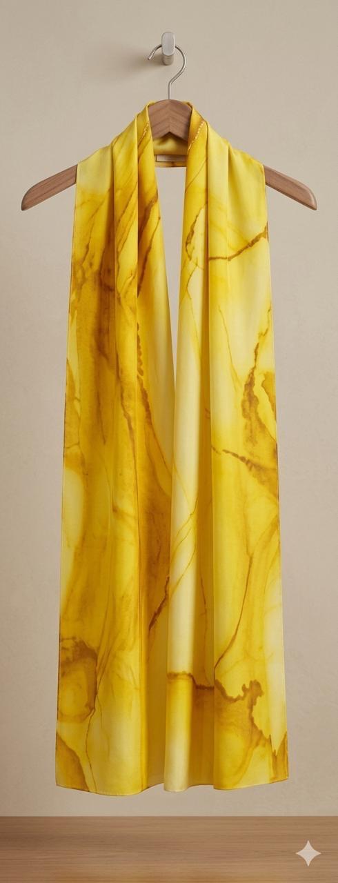 Premium Watercolor Cotton Scarf