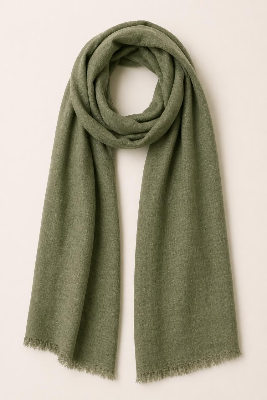 100% Linen Stole Collection | Lightweight Linen Scarves in Earth Tones