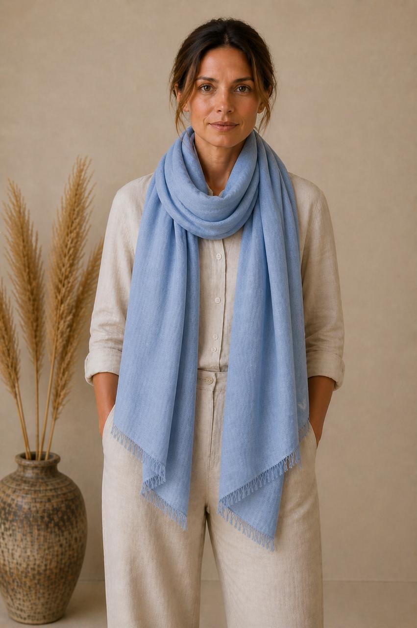 Summer Breeze Linen Stole Collection | 100% Linen Scarves | Lightweight Summer Wraps