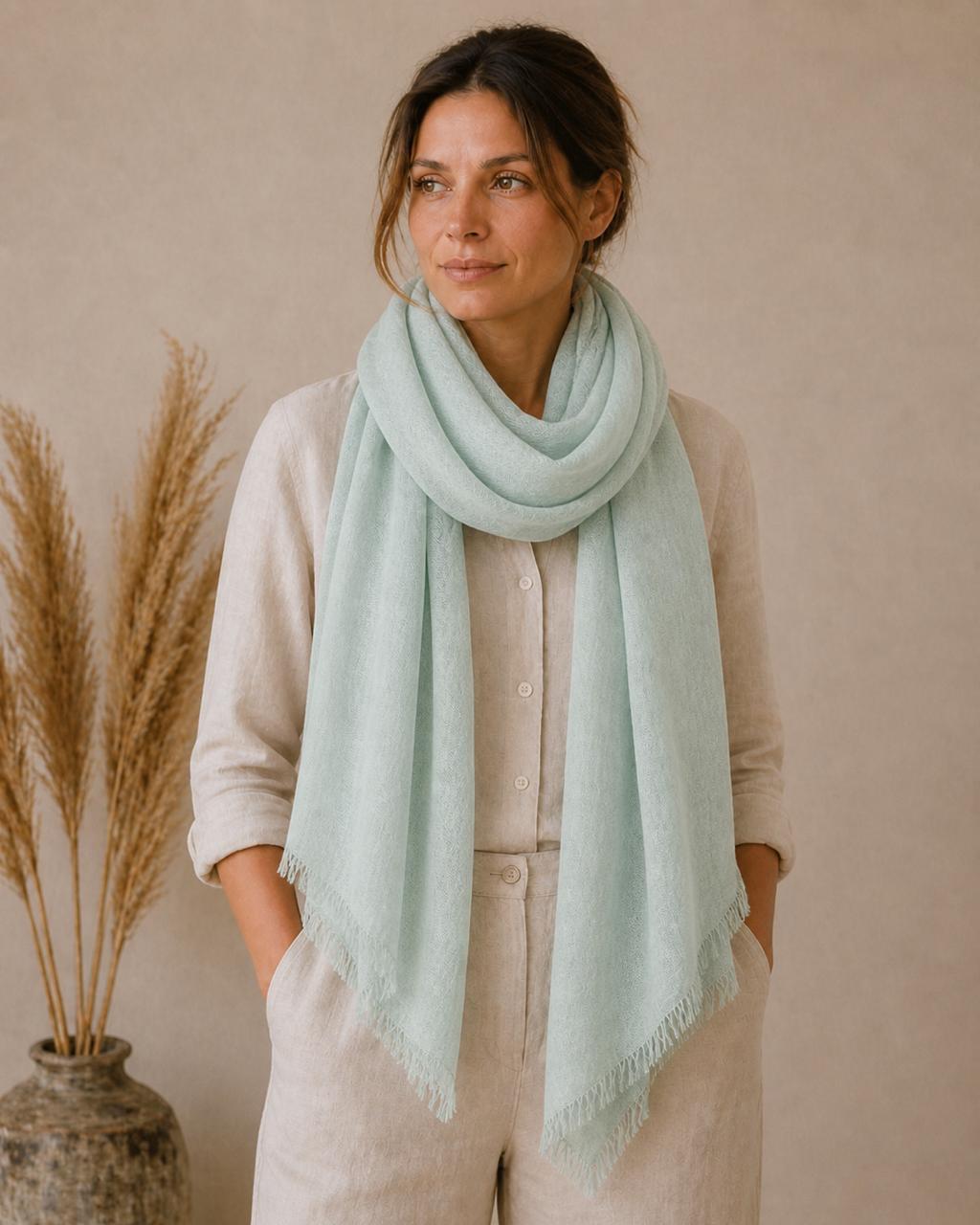 Summer Breeze Linen Stole Collection | 100% Linen Scarves | Lightweight Summer Wraps