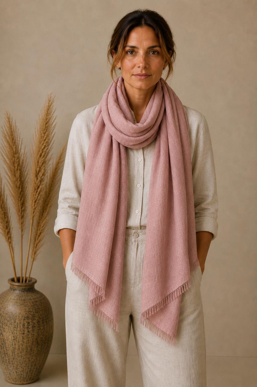 Premium Linen Stole Collection | 100% Linen Scarves | Lightweight Luxury Wraps | 5 Color Variants