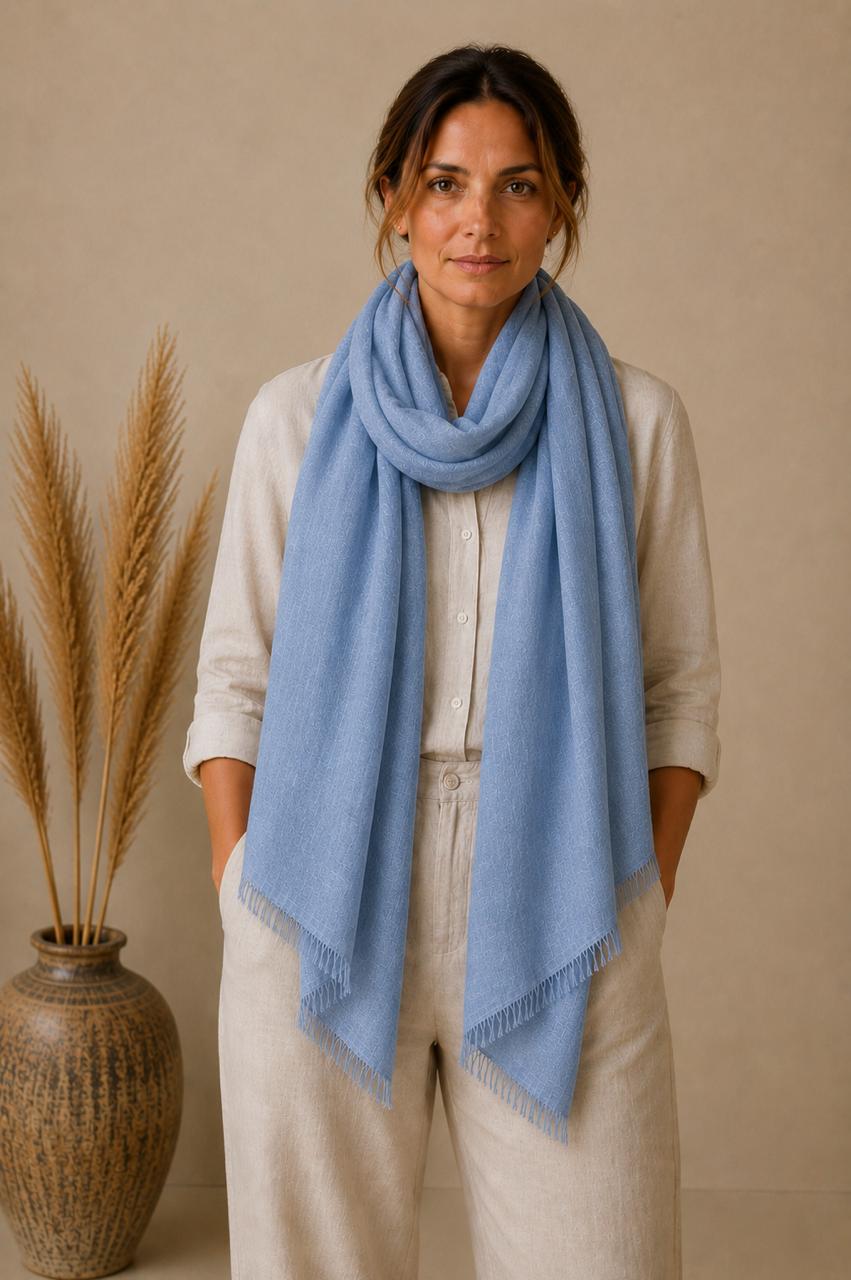 Premium Linen Stole Collection | 100% Linen Scarves | Lightweight Luxury Wraps | 5 Color Variants