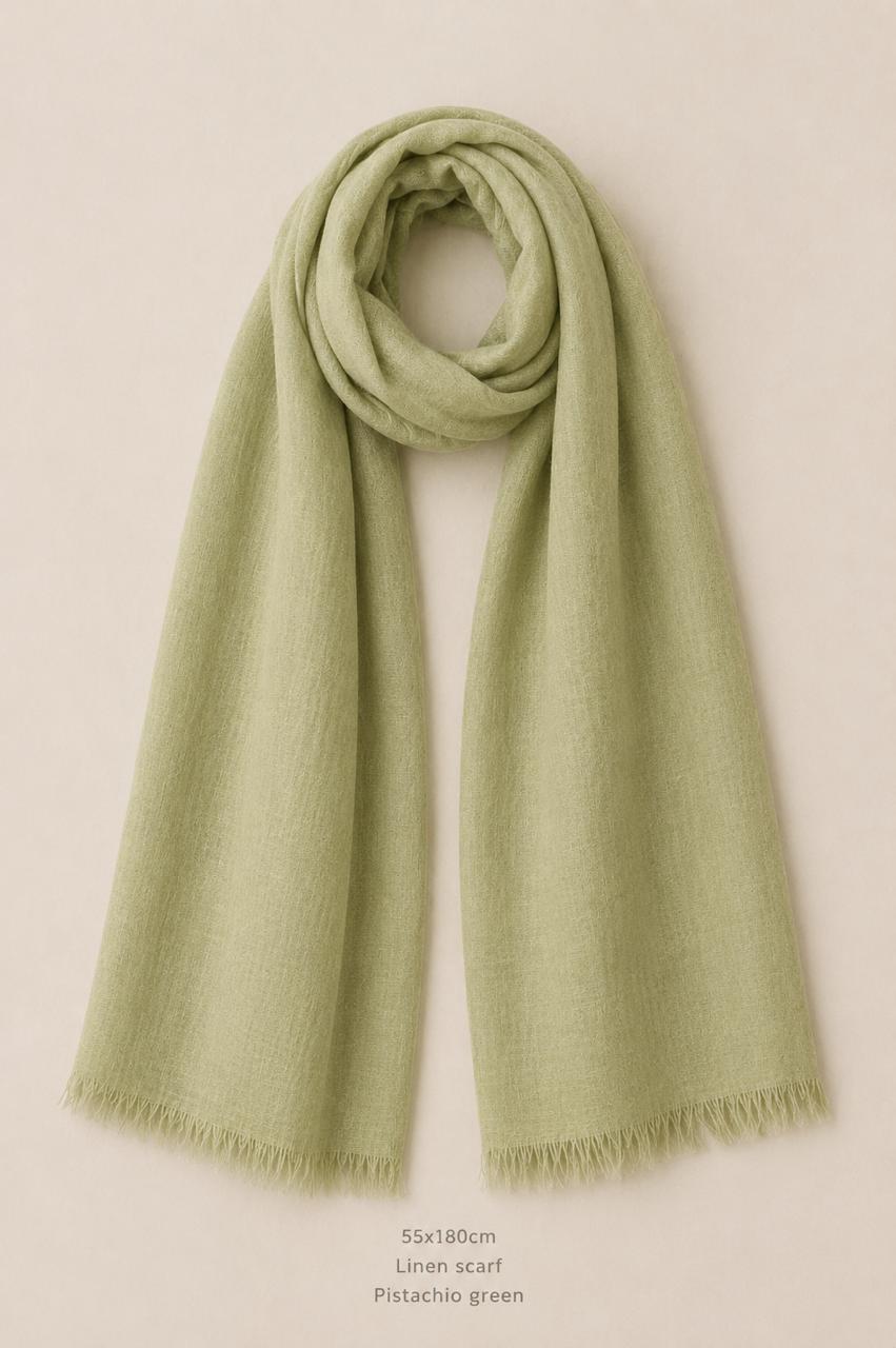 Premium Linen Stole Collection | 100% Linen Scarves | Lightweight Luxury Wraps | 5 Color Variants