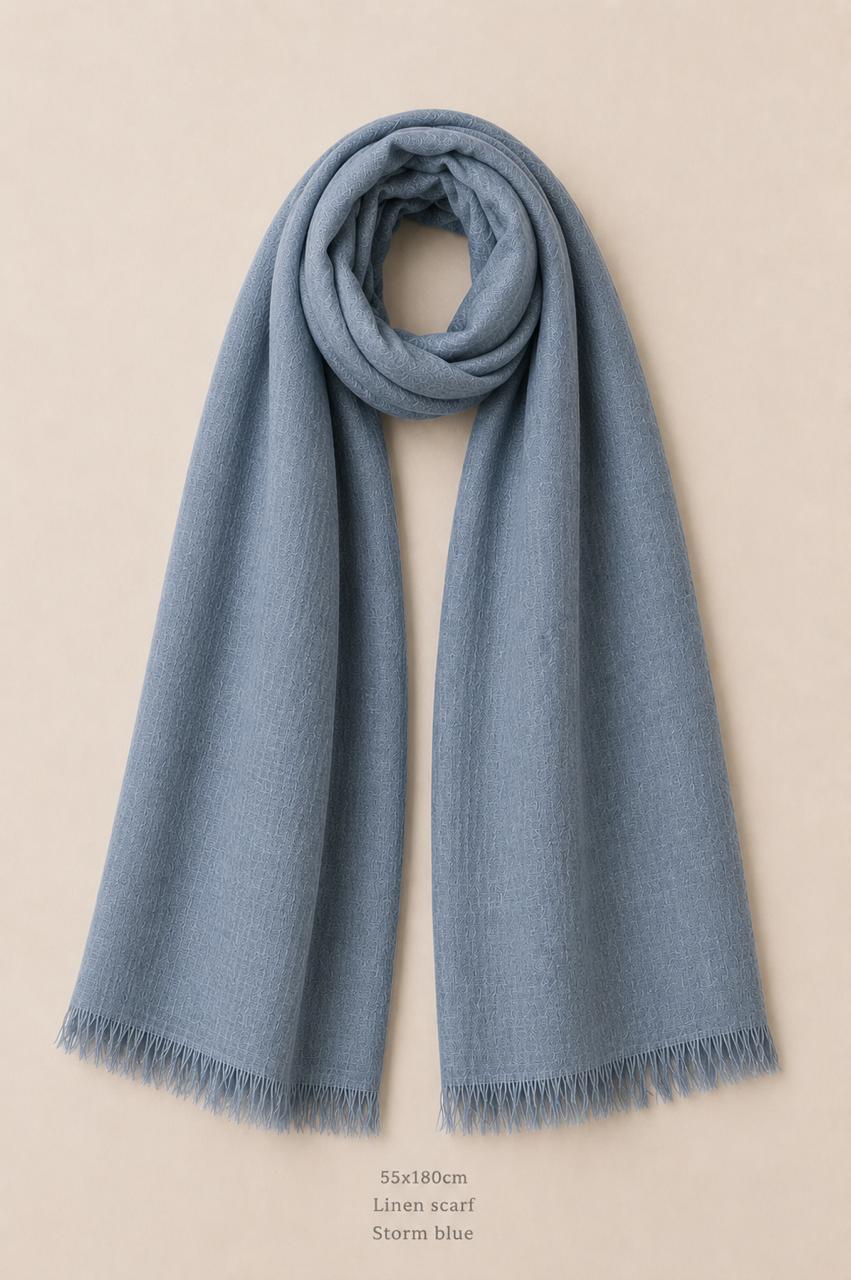 Premium Linen Stole Collection | 100% Linen Scarves | Lightweight Luxury Wraps | 5 Color Variants