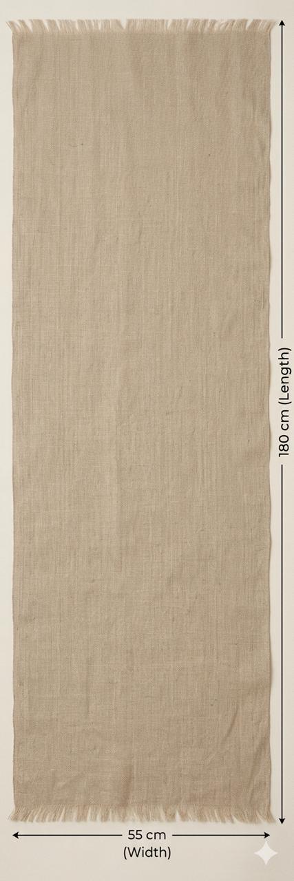 Neutral Linen Scarf Collection | 100% Linen Scarf | Natural Color Options
